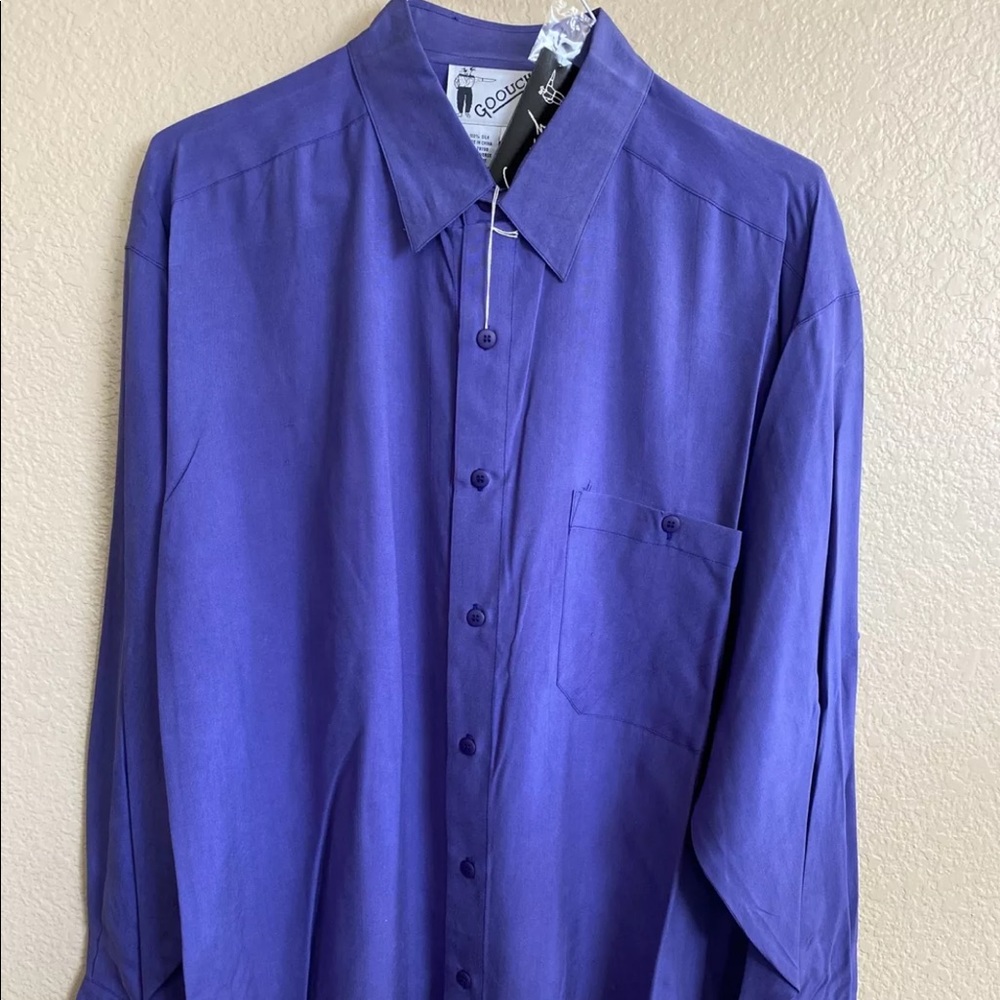 Goouch Mens Long Sleeve Button Down Shirt